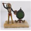 Image 1 : Austrian Cold Painted Indian Pocket Watch Stand