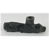 Image 1 : Steatite Native American Indian Wolf Effigy Pipe
