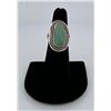 Image 1 : Old Pawn Navajo Sterling Silver Turquoise Ring