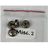 Image 3 : Lot of 4 Navajo Sterling Silver Button Covers