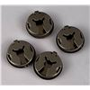Image 2 : Lot of 4 Navajo Sterling Silver Button Covers