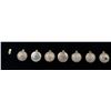 Image 2 : Lot of 11 Navajo Sterling Silver Button Covers