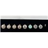 Image 3 : Lot of 11 Navajo Sterling Silver Button Covers