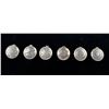 Image 1 : Lot of 6 Navajo Sterling Silver Button Covers
