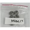 Image 3 : Lot of 6 Navajo Sterling Silver Button Covers
