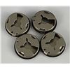 Image 2 : Lot of 4 Navajo Sterling Silver Button Covers