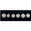 Image 1 : Lot of 6 Navajo Sterling Silver Button Covers
