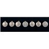 Image 1 : Lot of 6 Navajo Sterling Silver Button Covers
