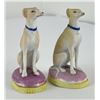 Image 1 : Staffordshire Bisque Whippet Dogs