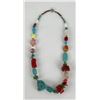 Image 3 : Southwest Coral and Turquoise Necklace