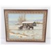 Image 1 : B.P. Clemo Butte Montana Oil on Board Painting