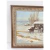 Image 2 : B.P. Clemo Butte Montana Oil on Board Painting