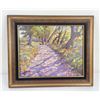 Image 1 : Jenny Robinson Dog Walker Oil on Canvas Painting
