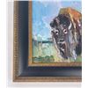 Image 3 : Jose Trujillo Buffalo Oil on Canvas Painting