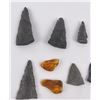 Image 5 : Collection of Ancient Indian Arrowhead Points #8