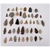 Image 4 : Collection of Ancient Indian Arrowhead Points #13