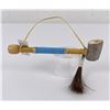Image 2 : Native American Indian Made Beaded Peace Pipe