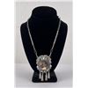 Image 1 : Zuni Sterling Silver Inlaid Necklace