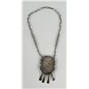 Image 3 : Zuni Sterling Silver Inlaid Necklace