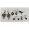Image 1 : Sterling Silver Navajo Zuni Earrings