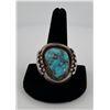 Image 1 : Old Pawn Navajo Sterling Silver Turquoise Ring