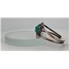 Image 2 : Old Pawn Navajo Sterling Turquoise Bracelet