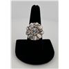 Image 1 : Zuni Sterling Petit Point White Buffalo Ring