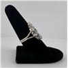 Image 2 : Zuni Sterling Petit Point White Buffalo Ring