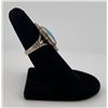 Image 3 : Old Pawn Navajo Sterling Silver Turquoise Ring