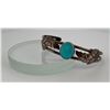 Image 1 : Old Pawn Navajo Sterling Silver Turquoise Bracelet