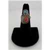 Image 1 : Old Pawn Navajo Sterling Silver Turquoise Ring