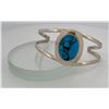 Image 1 : Navajo Sterling Silver Turquoise Bracelet