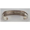 Image 4 : Zuni Sterling White Buffalo Turquoise Bracelet