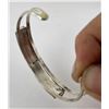 Image 5 : Zuni Sterling White Buffalo Turquoise Bracelet