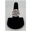 Image 1 : Zuni Sterling Petit Point White Buffalo Ring