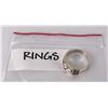 Image 7 : Zuni Sterling White Buffalo Turquoise Ring