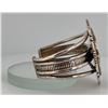 Image 3 : Zuni Sterling White Buffalo Turquoise Bracelet