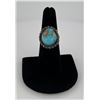 Image 1 : Old Pawn Navajo Sterling Silver Turquoise Ring