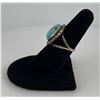 Image 3 : Old Pawn Navajo Sterling Silver Turquoise Ring