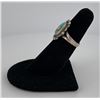 Image 3 : Old Pawn Navajo Sterling Silver Turquoise Ring