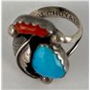 Image 5 : Old Pawn Navajo Sterling Silver Turquoise Ring