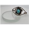 Image 1 : Old Pawn Navajo Sterling Silver Turquoise Bracelet