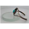 Image 2 : Old Pawn Navajo Sterling Silver Turquoise Bracelet
