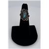 Image 1 : Old Pawn Navajo Sterling Silver Turquoise Ring