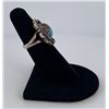 Image 2 : Old Pawn Navajo Sterling Silver Turquoise Ring