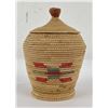 Image 1 : Alaskan Inuit Eskimo Lidded Basket