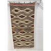 Image 1 : Transitional Navajo Indian Saddle Blanket Rug