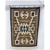 Image 5 : Navajo Indian Storm Pattern Rug Blanket