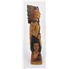 Image 5 : Mexican Carved Wood Head Hunter Indian