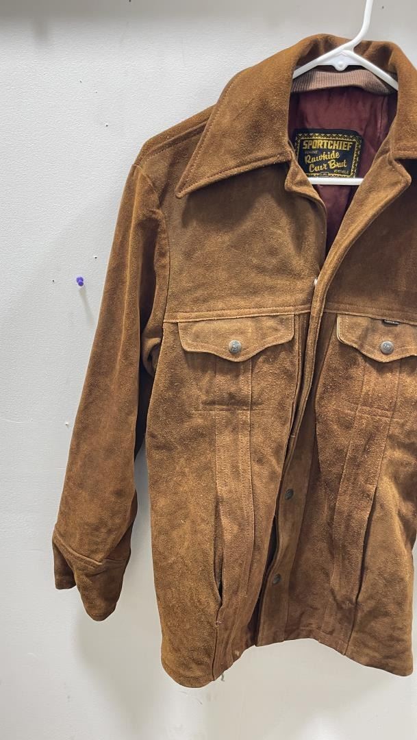 Vintage Sportchief Rawhide Leather Jacket